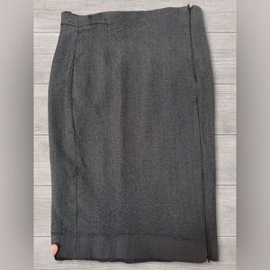 Armani Collezioni Grey Pencil Skirt | 2000 Vintage- Made in Italy- Size 10